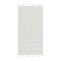 Image 2 of Boho Beach Towel - Floral Striped Turkish Fringe Beach Cloth