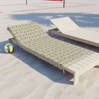 Image 4 of Boho Beach Towel - Floral Striped Turkish Fringe Beach Cloth