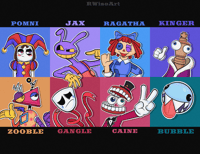 Image 1 of The Amazing Digital Circus - 8.5x11 & 6x4