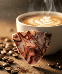 Image 1 of NEW! 3mm 'Mocha Swirl' plectrums