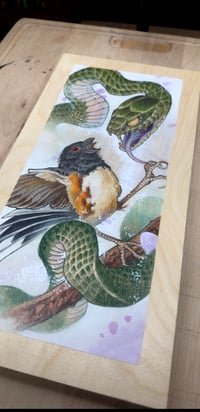 Image 4 of Birds and Snake Print