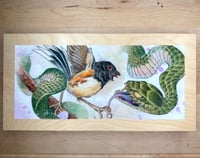 Image 1 of Birds and Snake Print