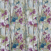 Image 2 of Double Sided Purple Linen Silver Birch Jewel Shade 40cm