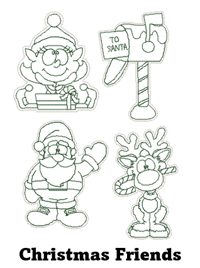 Image 3 of Christmas Coloring Dolls 