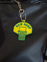 Image 4 of Custom 3D Printed Mini Basketball Hoop Keychain | Personalized Gift