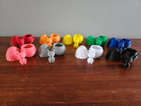 Image 1 of 3D Printed Dragon Egg with Baby Dragon | Hatchable Fantasy Desk Decor | DnD Gift for Dragon Lovers