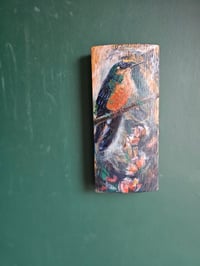 Image 1 of Hummingbird blossom, Scottish Stave Art.