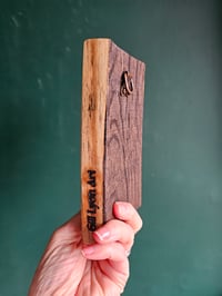 Image 3 of Peacock butterfly & lavender, Scottish Stave Art.