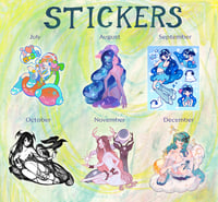 Image 2 of 2024 Patreon stickers (leftovers)