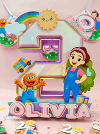 Image 1 of Ms. Rachel 3D letters