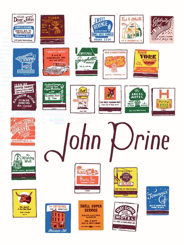Image of John Prine Matchbooks