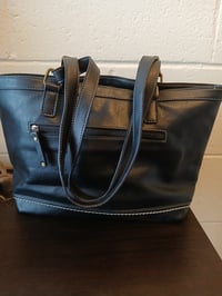 Image 3 of B.O.C. Black Leather Purse 