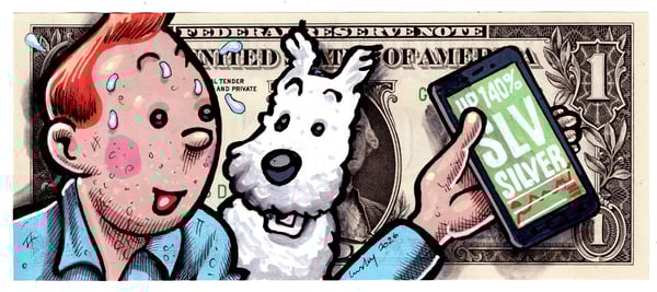 Image of Real Dollar Original. Tin Tin's Tin.
