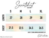 Image 2 of SMALL TOWN GIRL Graphic Sweatshirt LATE JAN