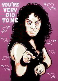 Image 1 of Ronnie James Dio Valentines Day Card
