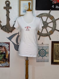Image 1 of White Pirate's Life Woman's T-Shirt - Medium