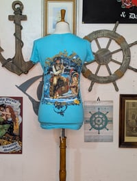 Image 2 of Teal Pirate's Life Woman's T-Shirt - Medium