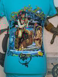 Image 3 of Teal Pirate's Life Woman's T-Shirt - Medium