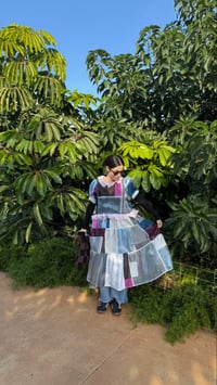 Image 1 of Patchwork Sheer Dress for Aimee