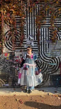 Image 5 of Patchwork Sheer Dress for Aimee