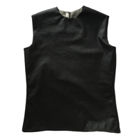 Image 1 of SLIT LEATHER TOP