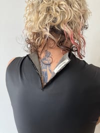 Image 4 of SLIT LEATHER TOP