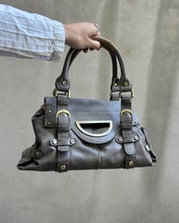 Image 6 of GREIGE LEATHER BAG