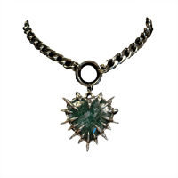 Image 1 of Moss Agate Heart