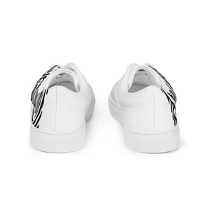 Image of Black Solid Printed Shoes