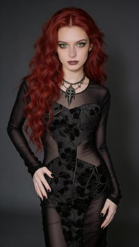 Image 2 of Ella Enchanted - Gothic Mesh Dress