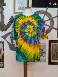 Image 1 of Tye-Dye Tiki Livin' Like a Pirate Men's T-Shirt