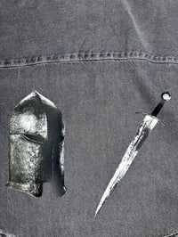 Image 3 of Medieval Cropped Denim Button Down- Medium 1 *IMPERFECTION