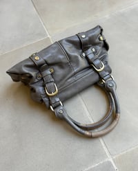 Image 3 of GREIGE LEATHER BAG