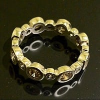 Image 3 of Classic Sterling Silver CZ Eternity Band