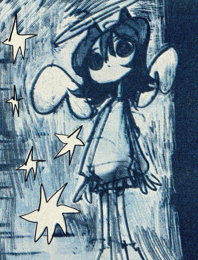 sooo scaryy riso print