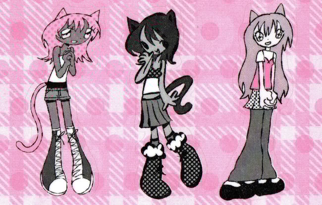 girlypops riso sticker sheets