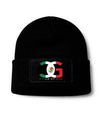 Image 1 of CHILD OF GOD - BEANIE MEXICAN FLAG