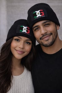 Image 2 of CHILD OF GOD - BEANIE MEXICAN FLAG