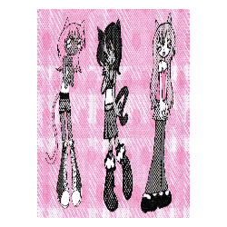 girlypops riso sticker sheets