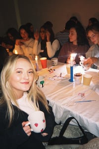 Image 3 of Candle Painting + Cinnamon Buns, 5th of February, 7-9pm Brighton