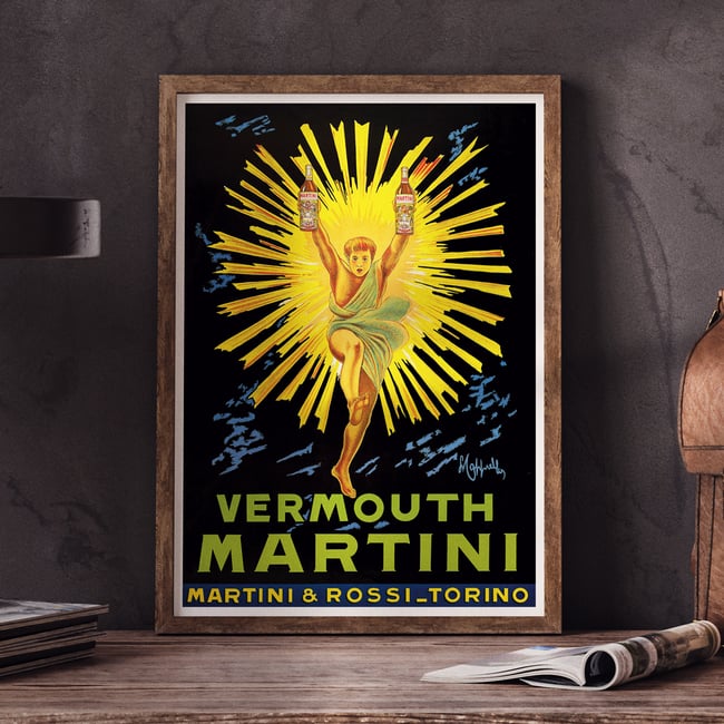 Vermouth Martini | Leonetto Cappiello | 1920 | Vintage Ads | Wall Art Print | Vintage Poster