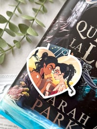 Hasta que caiga la Luna, Marcapáginas Literarios Edición Corazones.