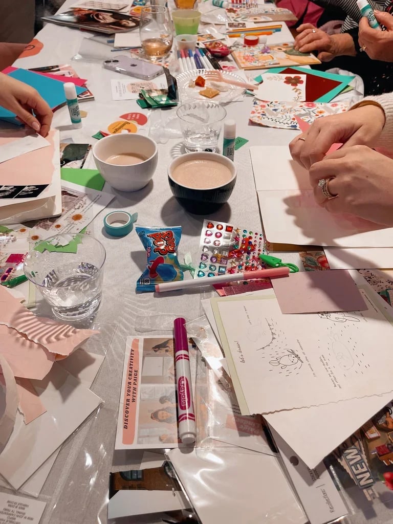 Image of 1/28 Reflect & Reset Junk Journal Workshop @ Flamingos (Exeter, NH)