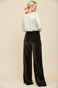 Image 3 of VELVET PALAZZO PANTS