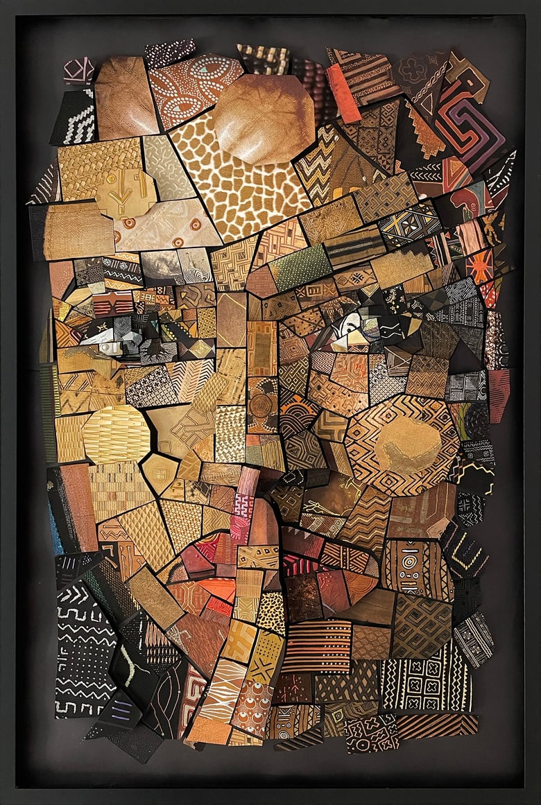 Image of THE AFRICAN BRICKS “Silence” 60 x 90 cm