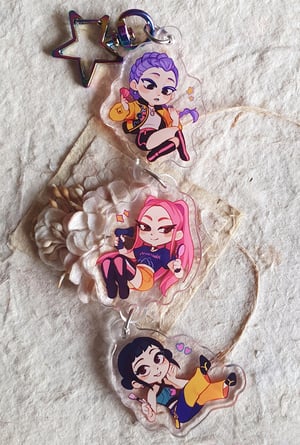 Image of Huntr/x Acrylic Charms (Solo + Linked)