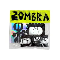 Image 1 of zombra - wristband, pin-back button & sticker
