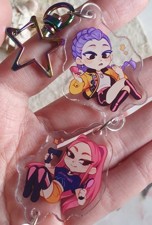 Image of Huntr/x Acrylic Charms (Solo + Linked)