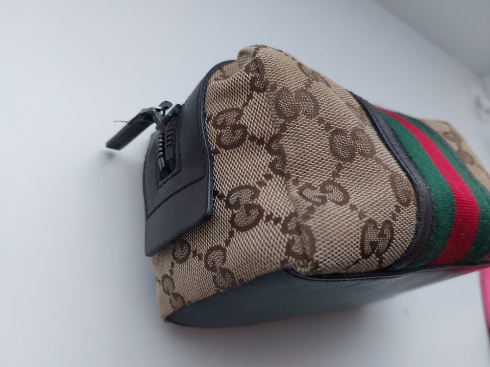 Image of Gucci GG monogram small  bag/ cosmetic case/ pouch