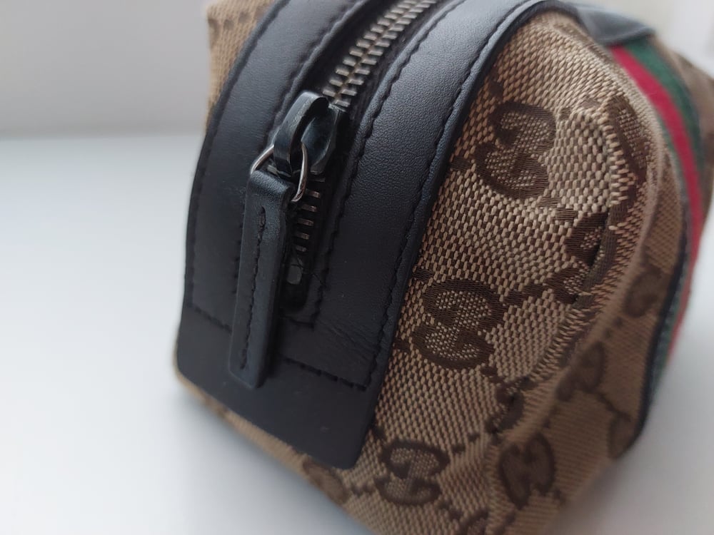 Image of Gucci GG monogram small  bag/ cosmetic case/ pouch